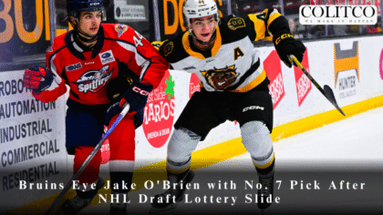 Bruins Eye Jake O'Brien with No. 7 Pick After NHL Draft Lottery Slide
