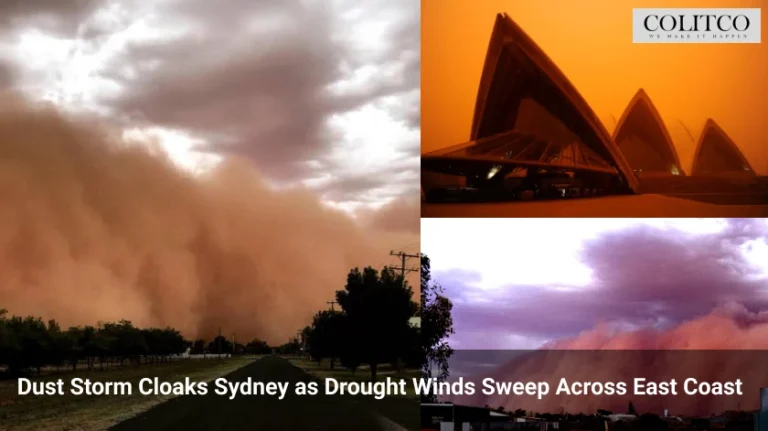 Dust Storm Cloaks Sydney as Drought Winds Sweep Across East Coast