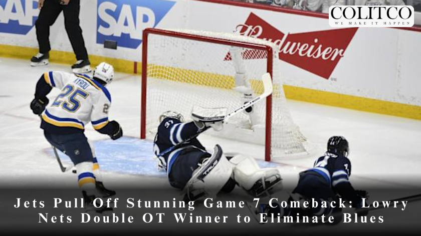 Jets Pull Off Stunning Game 7 Comeback Lowry Nets Double OT Winner to Eliminate Blues yahoo