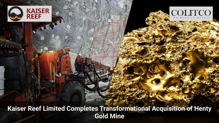 Kaiser Reef Limited Completes Transformational Acquisition of Henty Gold Mine