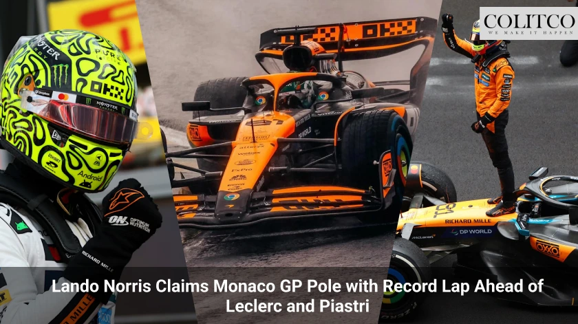 Lando Norris Claims Monaco GP Pole with Record Lap Ahead of Leclerc and Piastri (1)