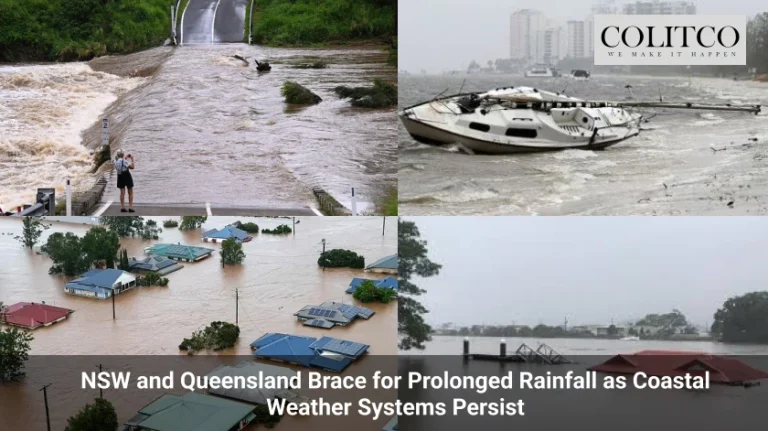 NSW and Queensland Brace for Prolonged Rainfall as Coastal Weather Systems Persist
