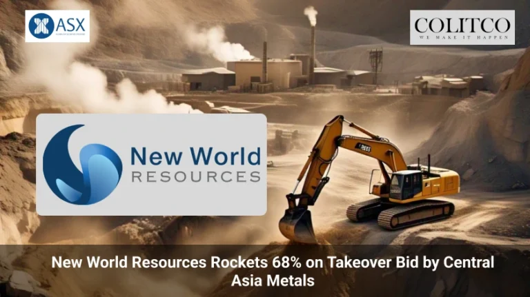 New World Resources Rockets 68 on Takeover Bid by Central Asia Metals