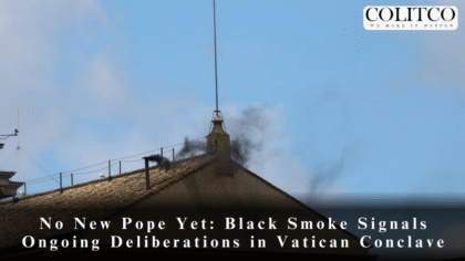No New Pope YetBlack Smoke Signals Ongoing Deliberations in Vatican Conclave