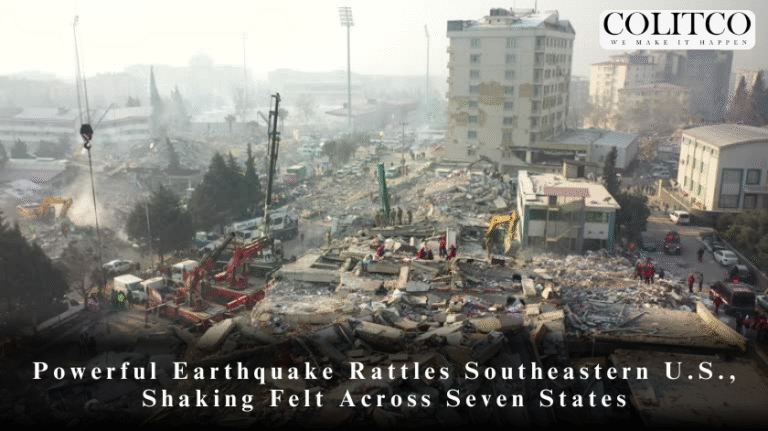 Powerful Earthquake Rattles Southeastern U.S., Shaking Felt Across Seven States