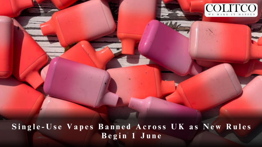 Single-Use Vapes Banned Across UK as New Rules Begin 1 June