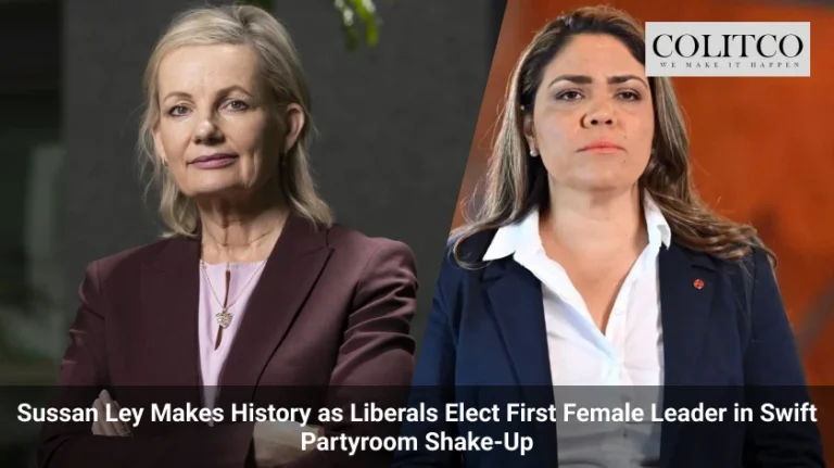 Sussan Ley Makes History as Liberals Elect First Female Leader in Swift Partyroom Shake-Up