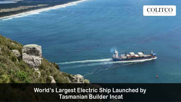 World’s Largest Electric Ship Launched by Tasmanian Builder Incat