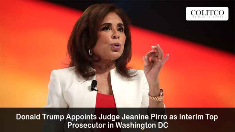 Trump Appoints Judge Jeanine Pirro as DC Prosecutor