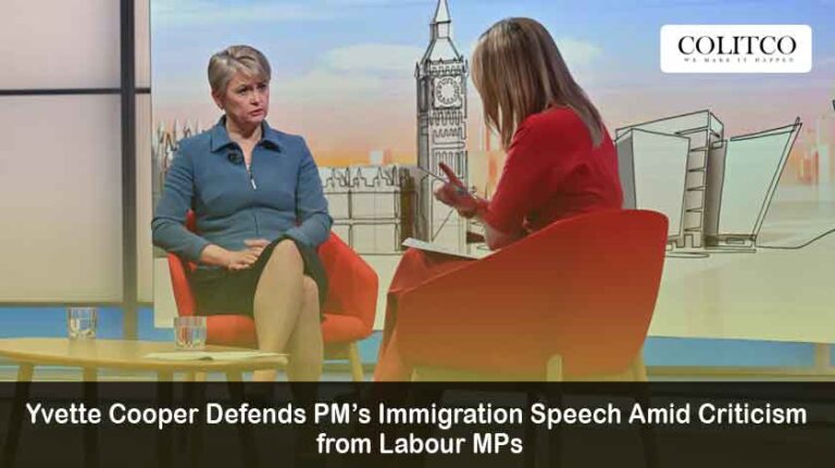 Yvette Cooper Defends PM’s Immigration Speech Amid Criticism from Labour MPs