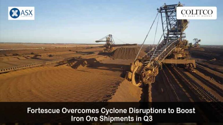 Fortescue Overcomes Cyclone Disruptions to Boost Iron Ore Shipments in Q3
