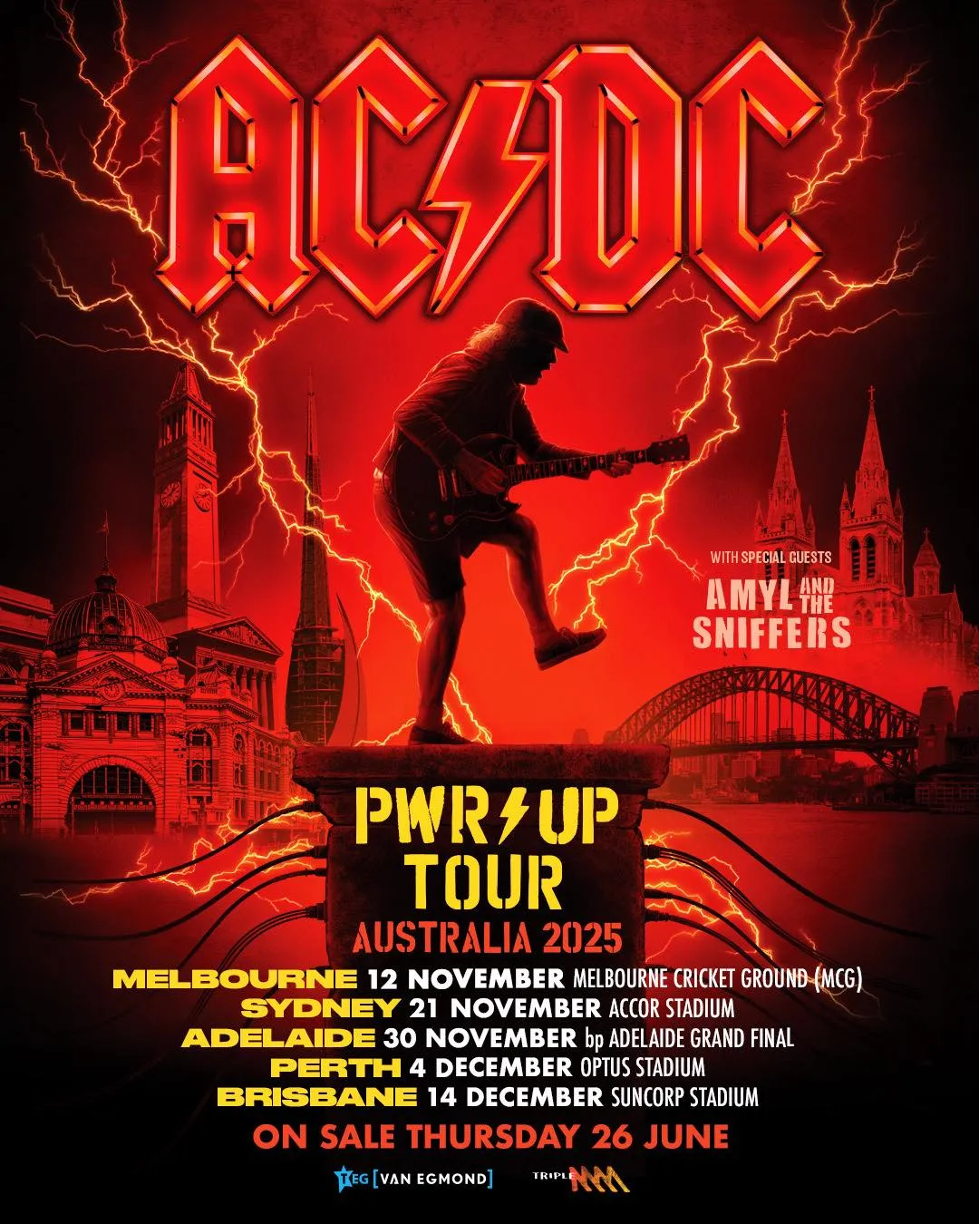 AC-DC confirms Australia Tour in 2025