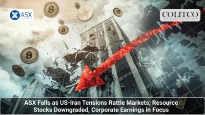 ASX Falls as US-Iran Tensions Rattle Markets; Resource Stocks Downgraded, Corporate Earnings in Focus