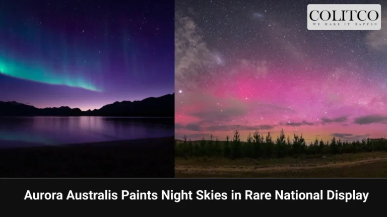 Aurora Australis Paints Night Skies in Rare National Display
