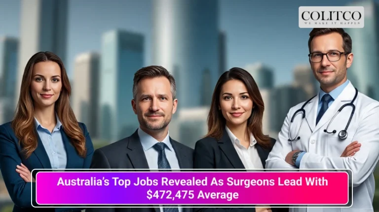 Australia’s Top Jobs Revealed As Surgeons Lead With 472,475 Average