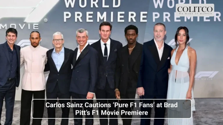 Carlos Sainz Cautions ‘Pure F1 Fans’ at Brad Pitt’s F1 Movie Premiere