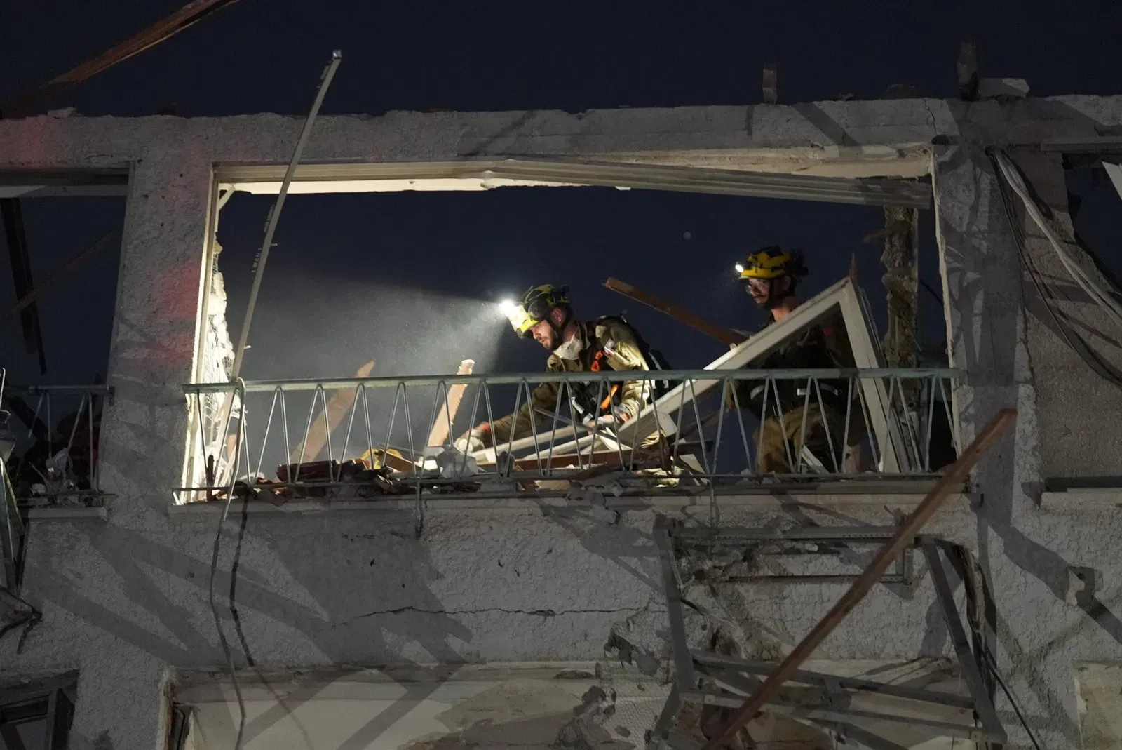 Engaged in a rescue operation