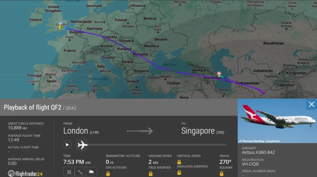 Qantas A380 Makes Emergency Landing