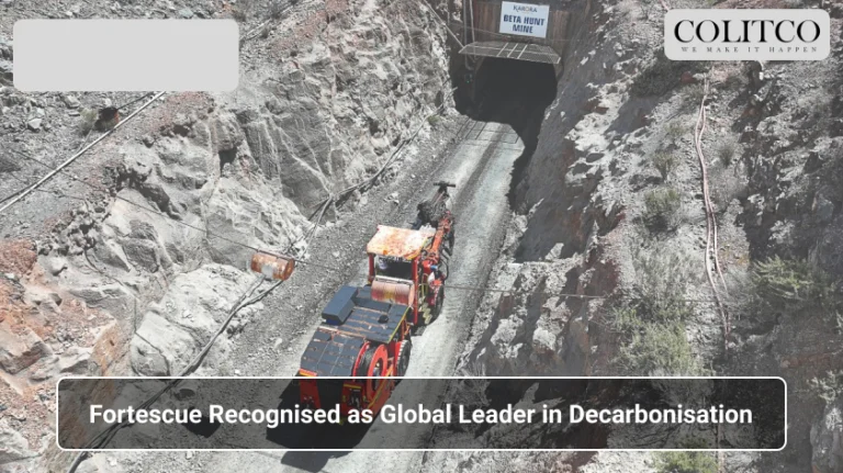 Fortescue Recognised as Global Leader in Decarbonisation