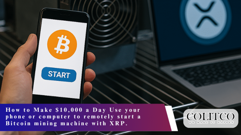 How to Make $10,000 a Day Use your phone or computer to remotely start a Bitcoin mining machine with XRP.