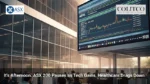 Its Afternoon. ASX 200 Pauses as Tech Gains, Healthcare Drags Down
