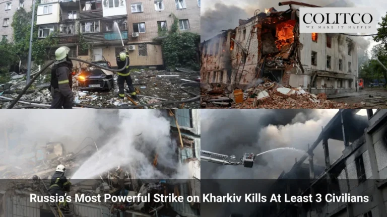 Russia’s Most Powerful Strike on Kharkiv Kills At Least 3 Civilians