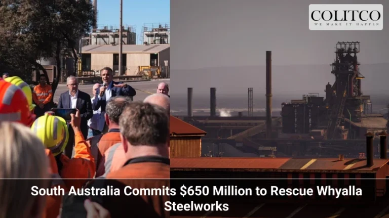 South Australia Commits 650 Million to Rescue Whyalla Steelworks