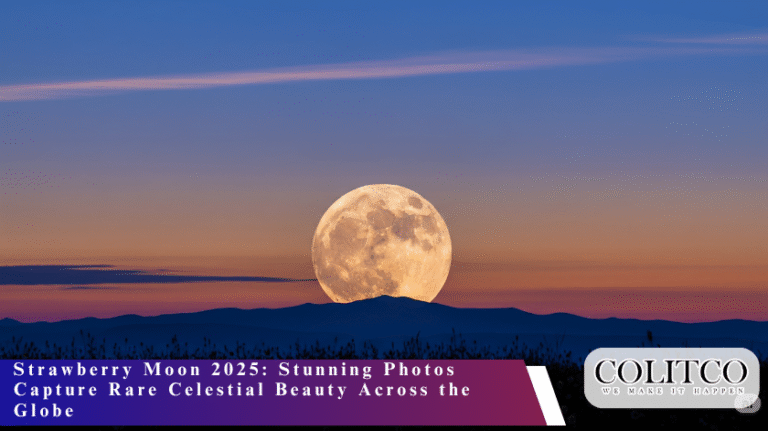 Strawberry Moon 2025 Stunning Photos Capture Rare Celestial Beauty Across the Globe