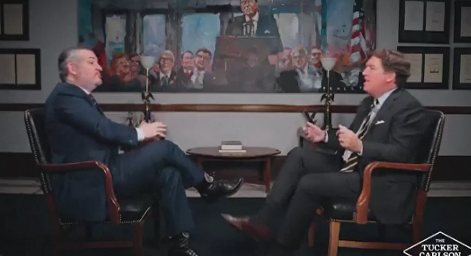 The heated argument between Tucker Carlson and Ted Cruz