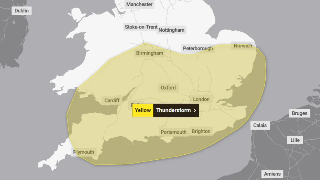 UK Thunderstorm Warning: Heavy Rainfall, Event Cancellations and Travel Disruptions Hit England and Wales