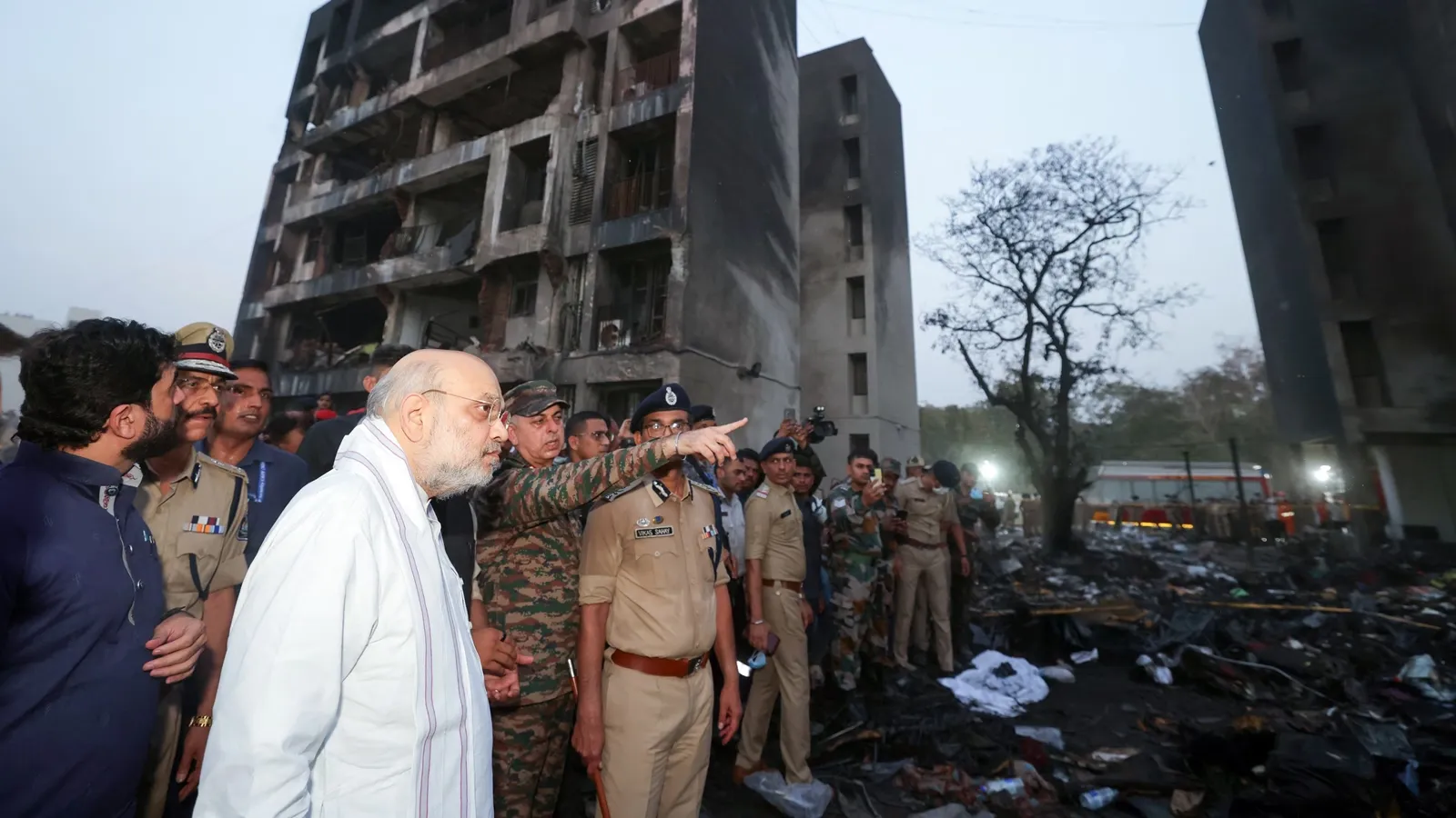 Union Home Minister Amit Shah stated the burning of 1.25 lakh litres of fuel made rescue impossible in the Air India crash.