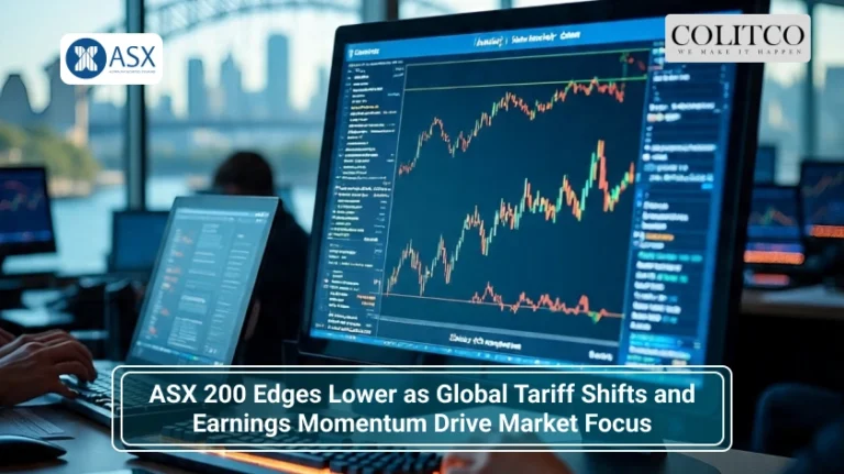 ASX 200 Edges Lower as Global Tariff Shifts and Earnings Momentum Drive Market Focus