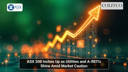 ASX 200 Inches Up as Utilities and A-REITs Shine Amid Market Caution