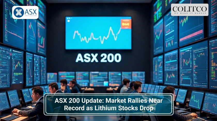 ASX 200 Update: Market Rallies Near Record as Lithium Stocks Drop