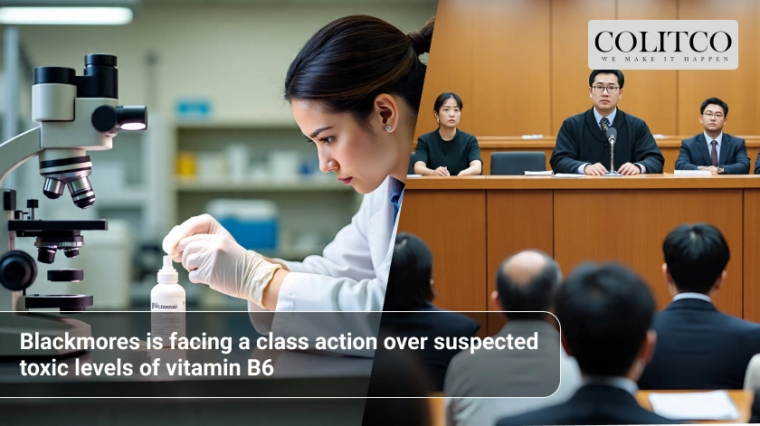 Blackmores is facing a class action over suspected toxic levels of vitamin B6