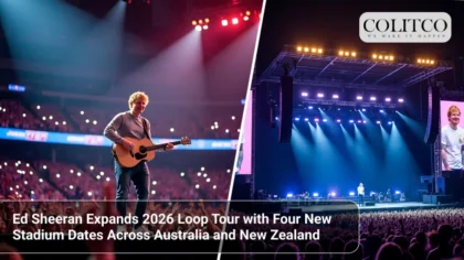 Ed Sheeran Expands 2026 Loop Tour with Four New Stadium Dates Across Australia and New Zealand