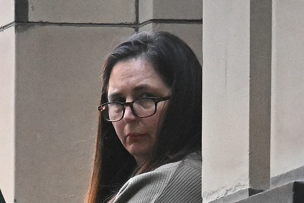 Erin Patterson was captured in a photograph taken in Melbourne, Australia, on April 15, 2025.