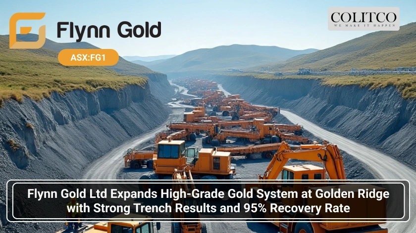Flynn Gold Ltd (ASX_FG1) Expands High-Grade Gold System at Golden Ridge with Strong Trench Results and 95% Recovery Rate