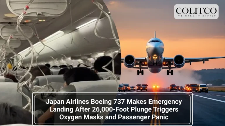 Japan Airlines Boeing 737 Makes Emergency Landing After 26,000-Foot Plunge Triggers Oxygen Masks and Passenger Panic