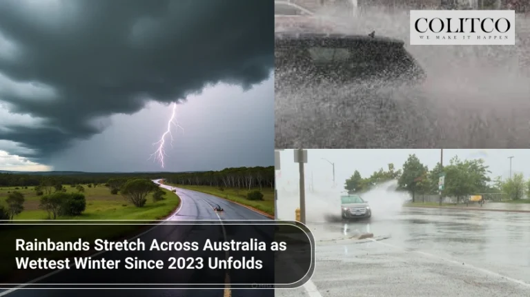 Rainbands Stretch Across Australia as Wettest Winter Since 2023 Unfolds