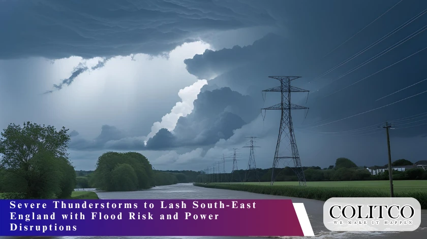 Severe Thunderstorms to Lash South-East England with Flood Risk and Power Disruptions