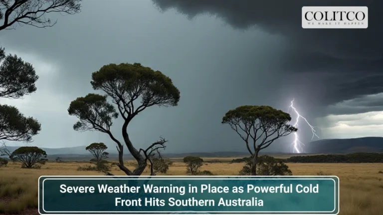 Severe Weather Warning in Place as Powerful Cold Front Hits Southern Australia