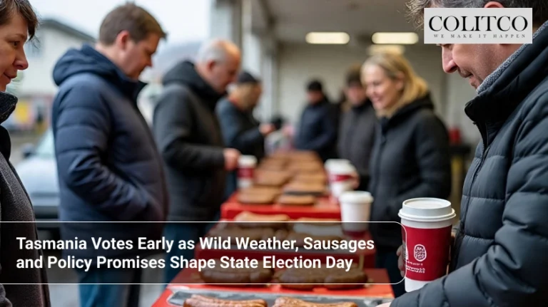 Tasmania Votes Early as Wild Weather, Sausages and Policy Promises Shape State Election Day