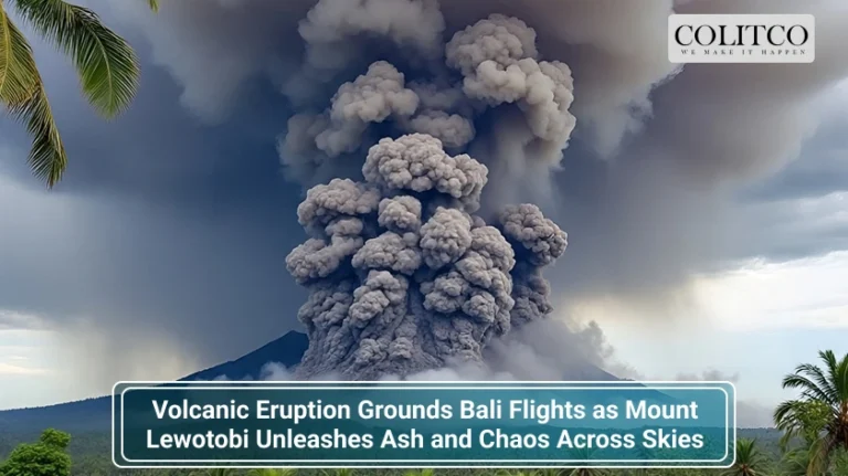 Volcanic Eruption Grounds Bali Flights as Mount Lewotobi Unleashes Ash and Chaos Across Skies