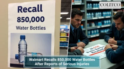 Walmart Recalls 850,000 Water Bottles After Reports of Serious Injuries