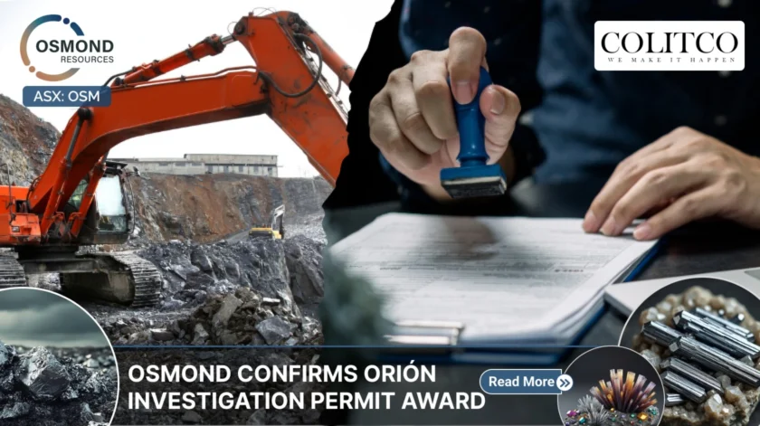 Osmond Conform orion investigation permit Award