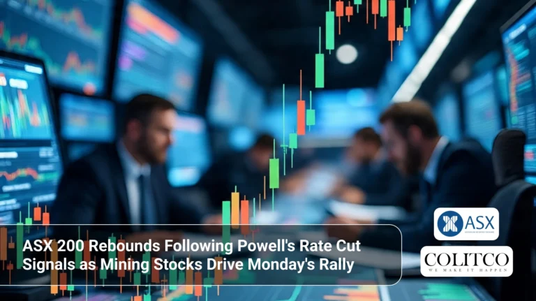 ASX 200 Rebounds Following Powell's Rate Cut Signals as Mining Stocks Drive Monday's Rally