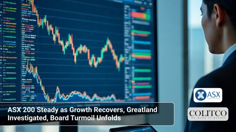 ASX 200 Steady as Growth Recovers, Greatland Investigated, Board Turmoil Unfolds