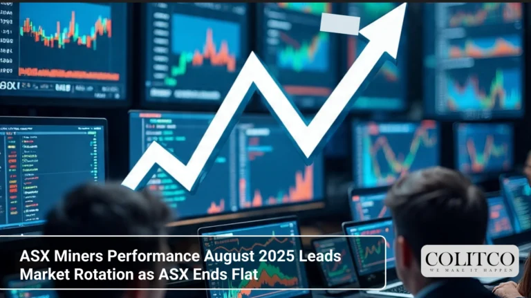 ASX Miners Performance August 2025 Leads Market Rotation as ASX Ends Flat