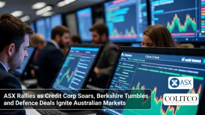 ASX Rallies as Credit Corp Soars, Berkshire Tumbles and Defence Deals Ignite Australian Markets